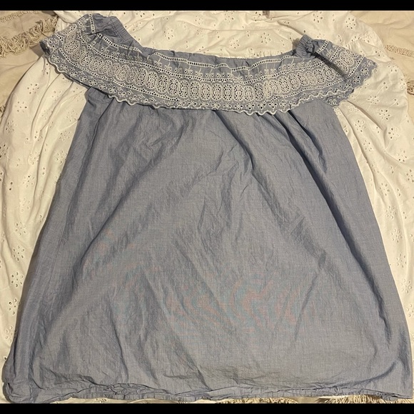 Off the shoulder floral embroidered dress size 16 - Picture 1 of 3
